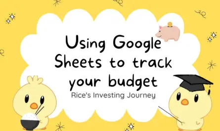 Using Google Sheets to track your budget